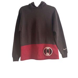 Nike Hoodie Black Red White Label Fleece Swoosh USA  Boys XL 18-20